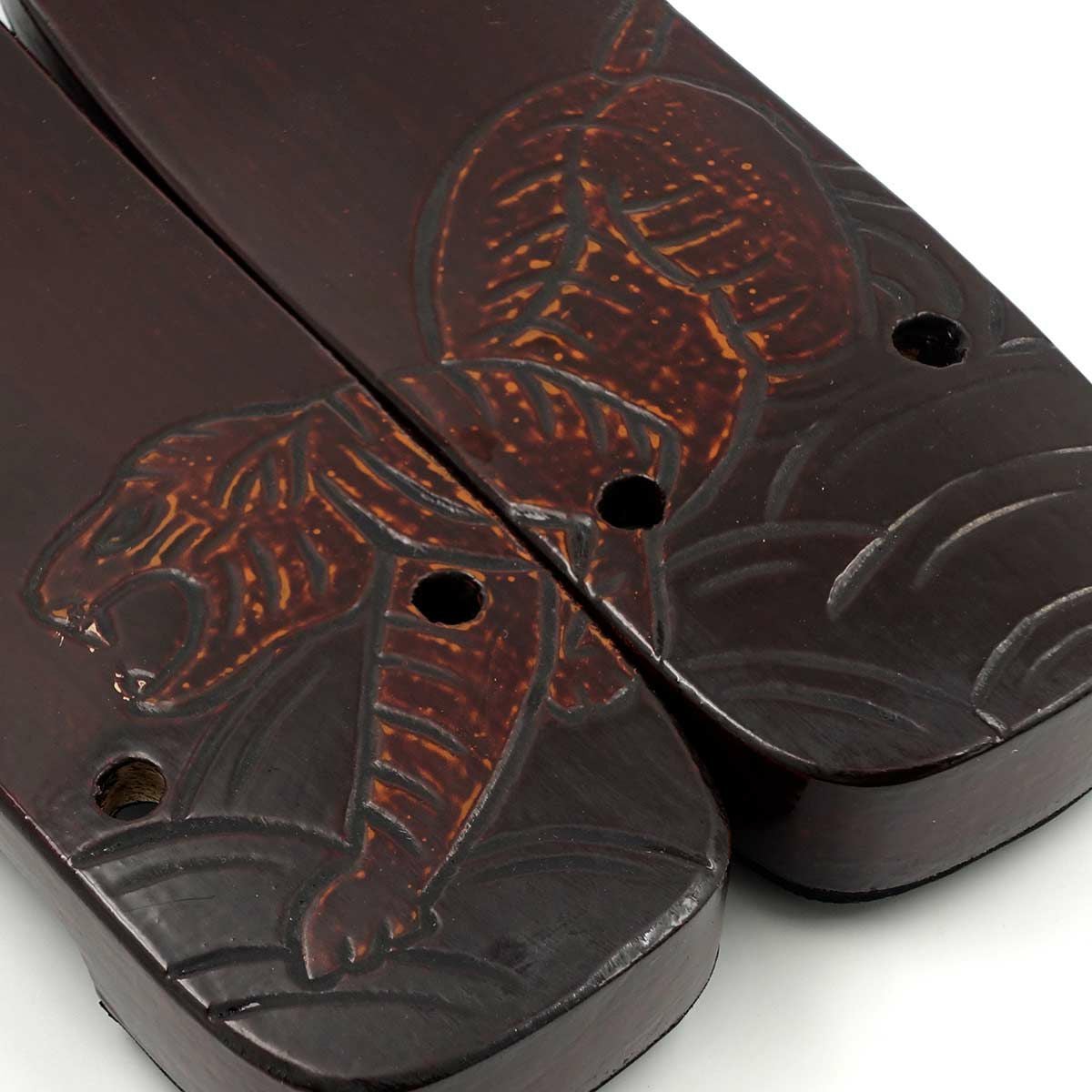 桐下駄 鎌倉彫 27cm位まで対応