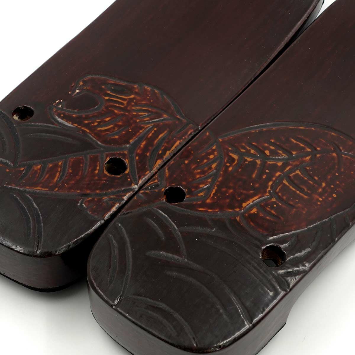 桐下駄 鎌倉彫 27cm位まで対応