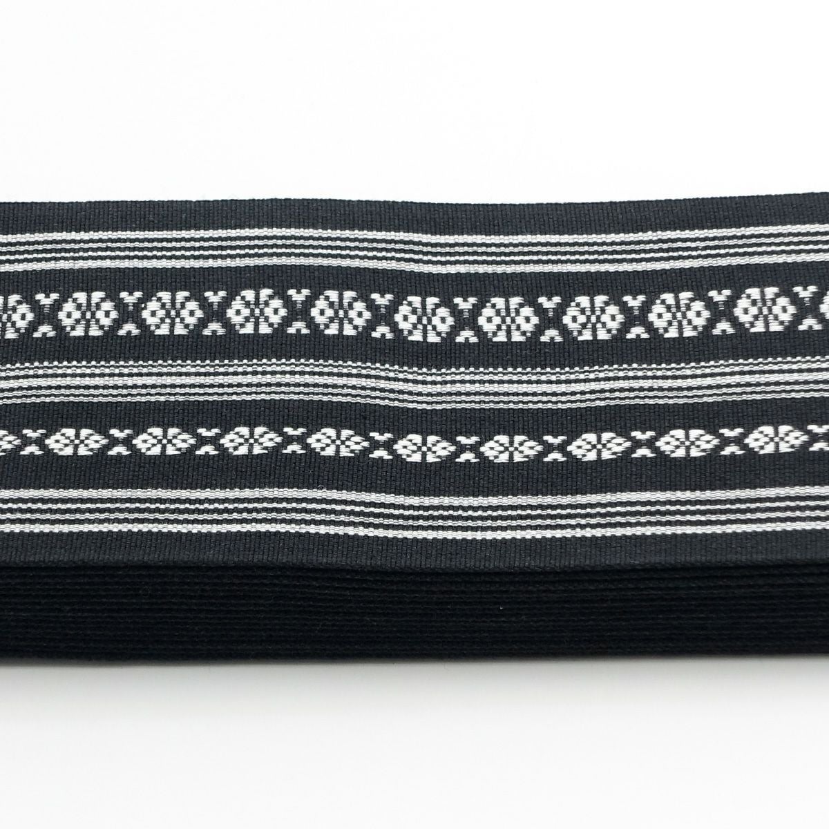 角帯 綿 献上 西陣織 黒
