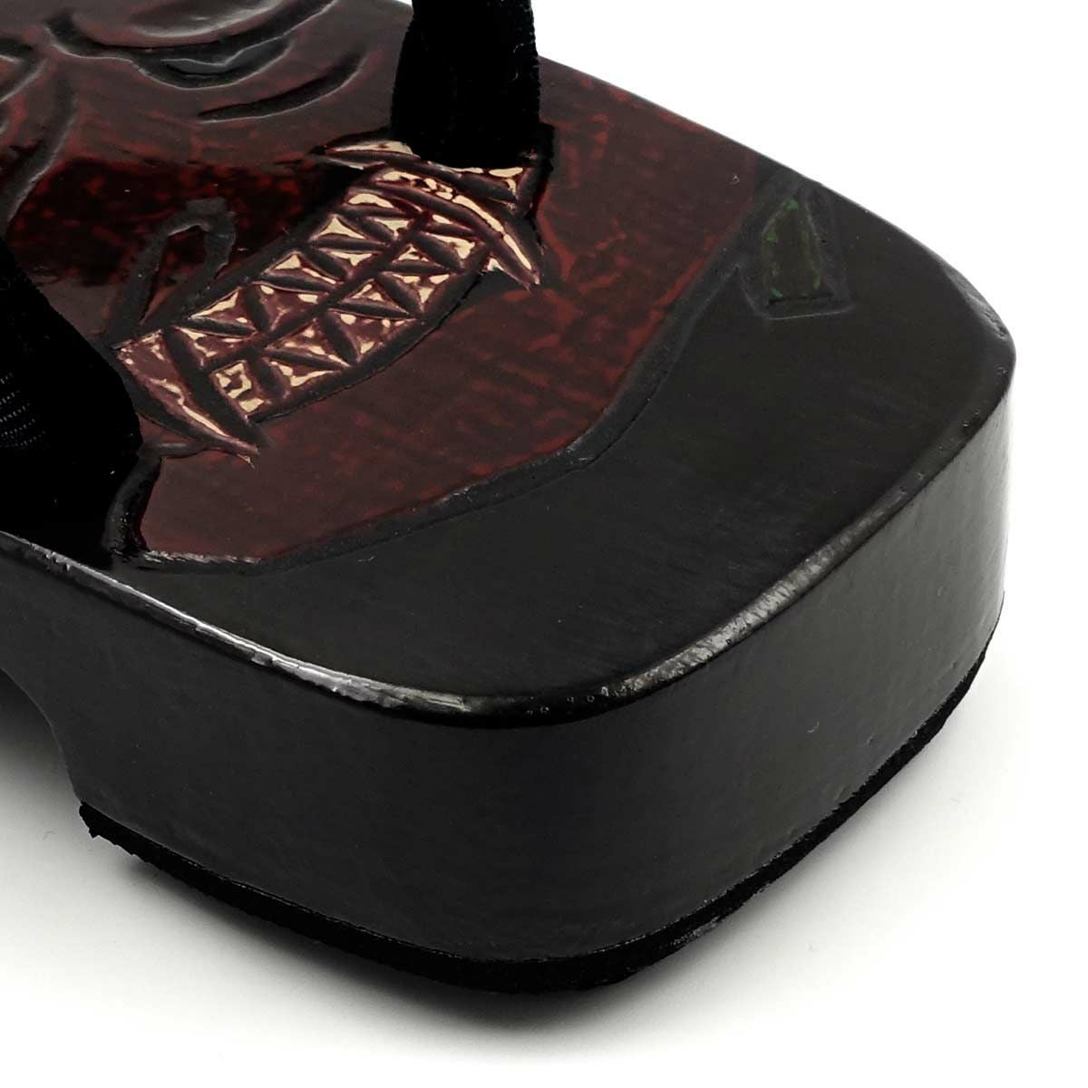 桐下駄 鎌倉彫 27cm位まで対応