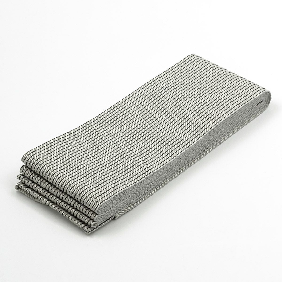 角帯 縞 薄グレー