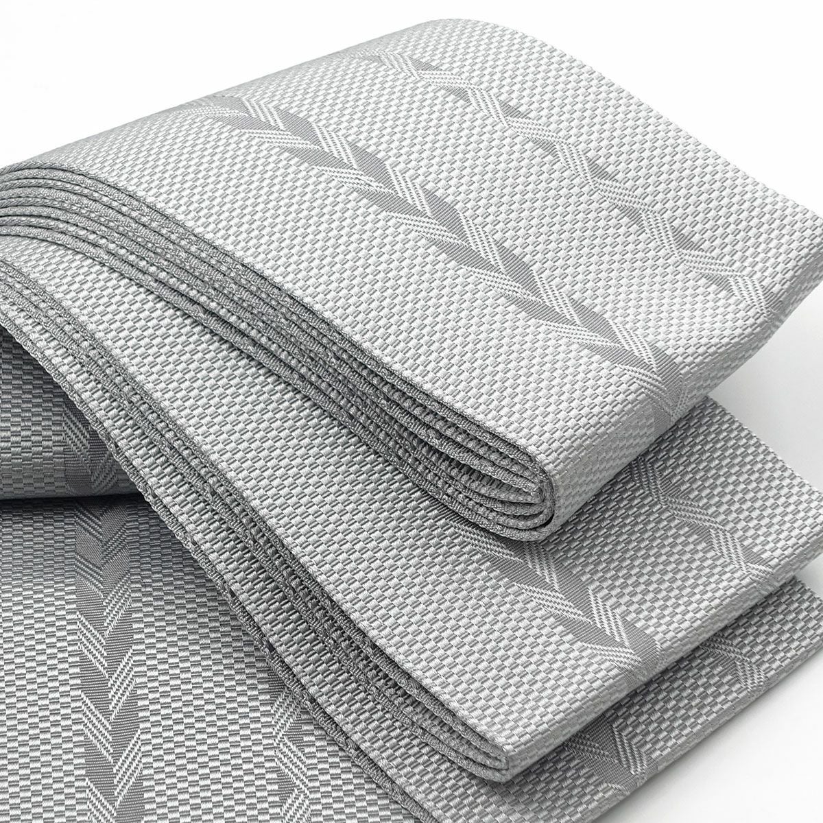 角帯 矢絣 グレー