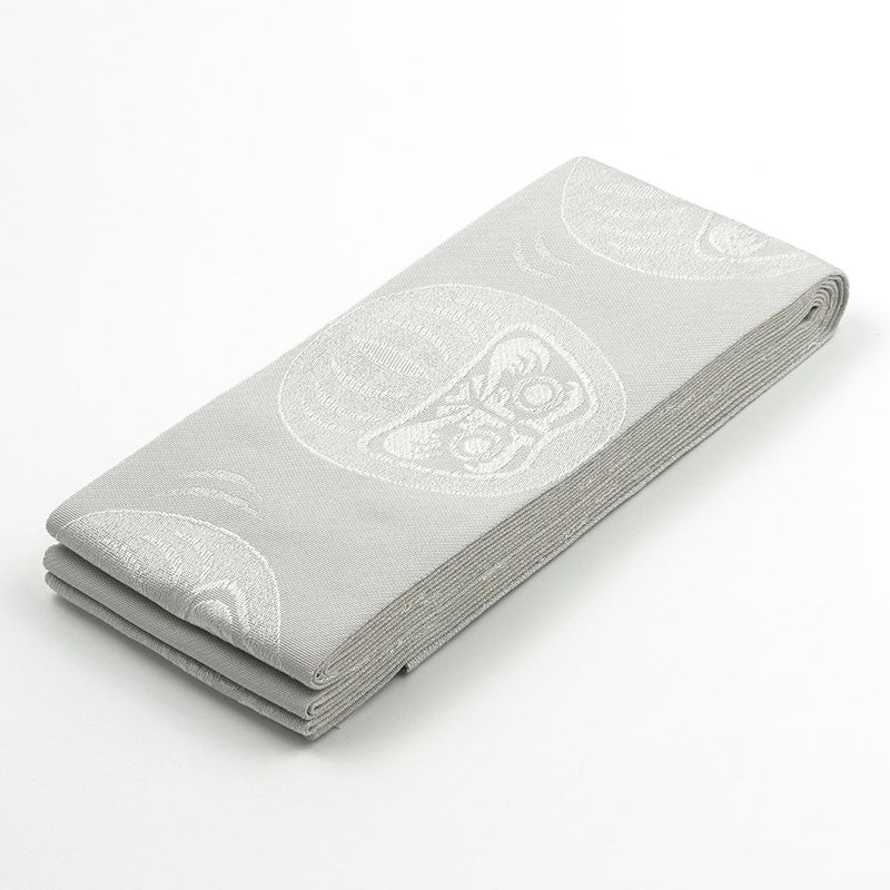 角帯 だるま 薄グレー