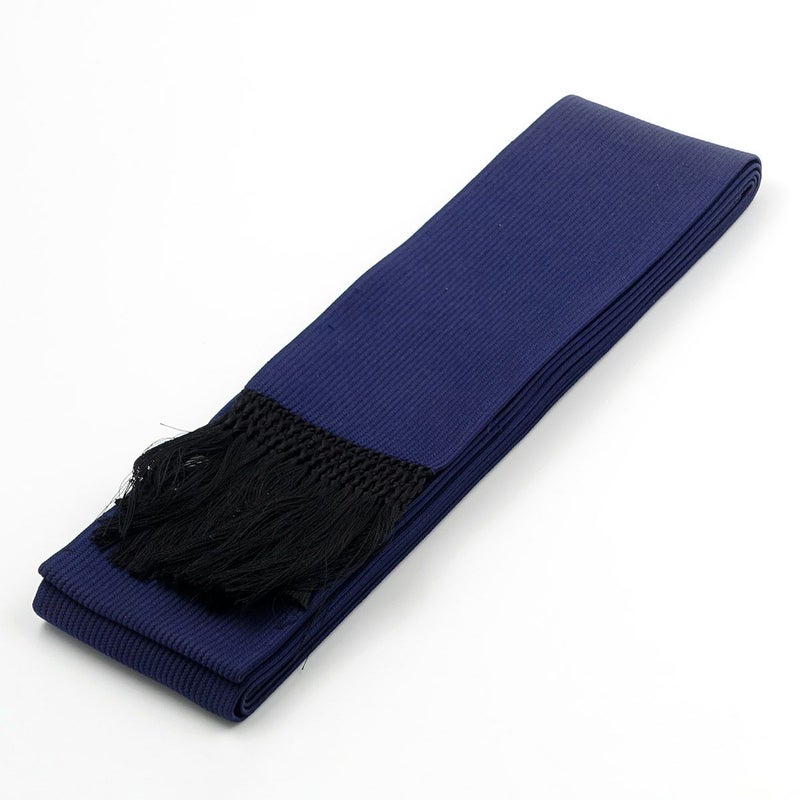 角帯 正絹 博多織物 紺