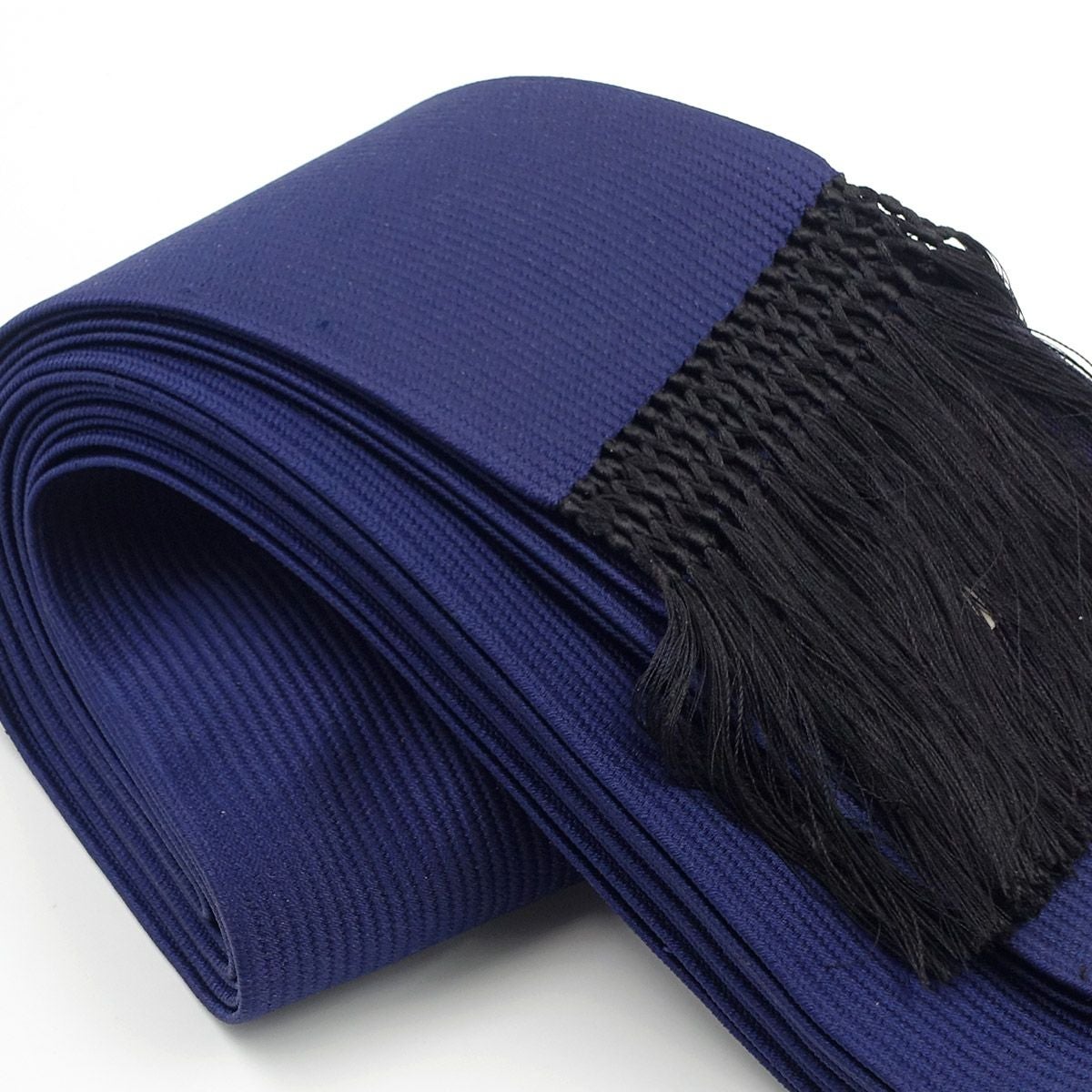角帯 正絹 博多織物 紺