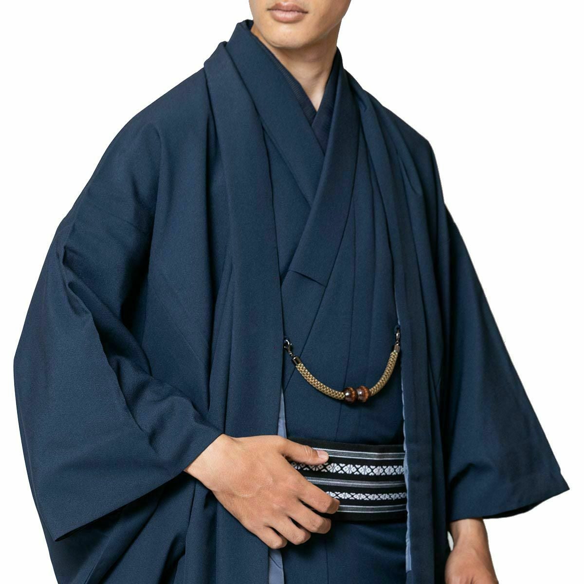 男着物10点フルセット 洗える着物 ちりめん