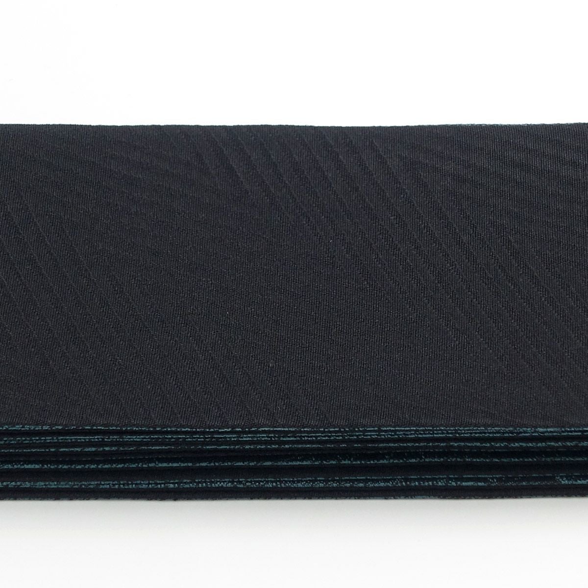 角帯 桐生織 草木 青緑