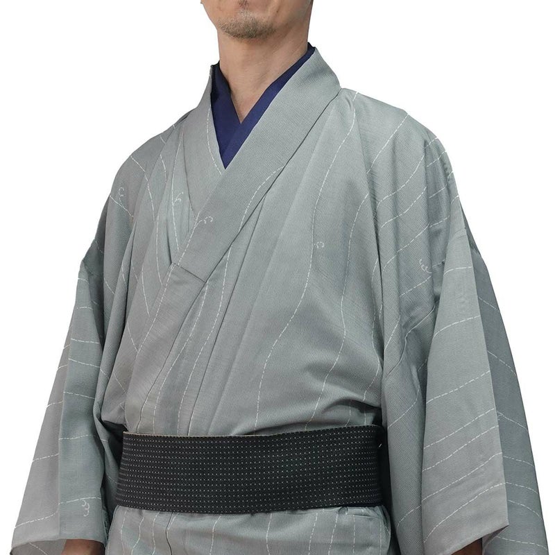 夏着物 洗える 単衣 小紋 紗