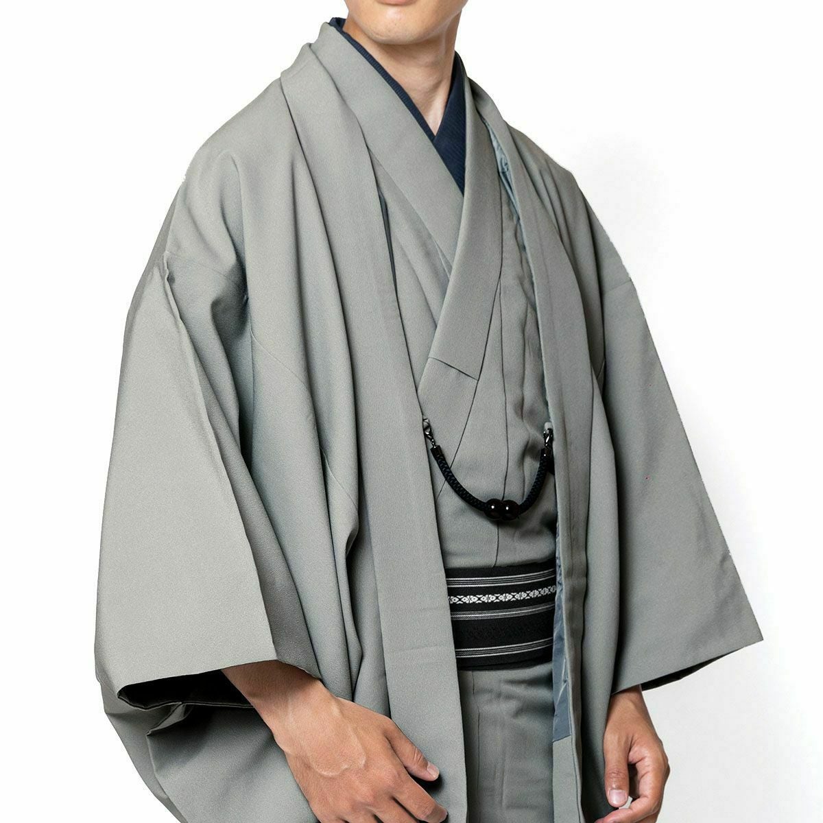 男着物 フルセット 洗える着物 単衣 ちりめん