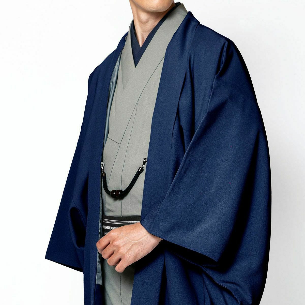 男着物 フルセット 洗える着物 単衣 ちりめん