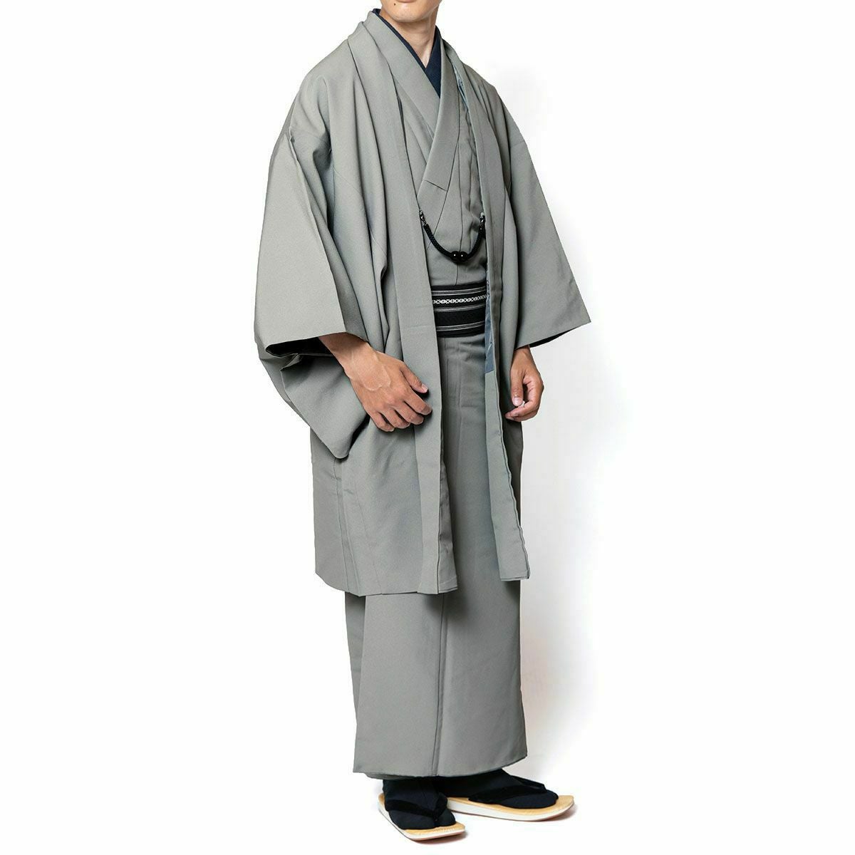 男着物 フルセット 洗える着物 単衣 ちりめん