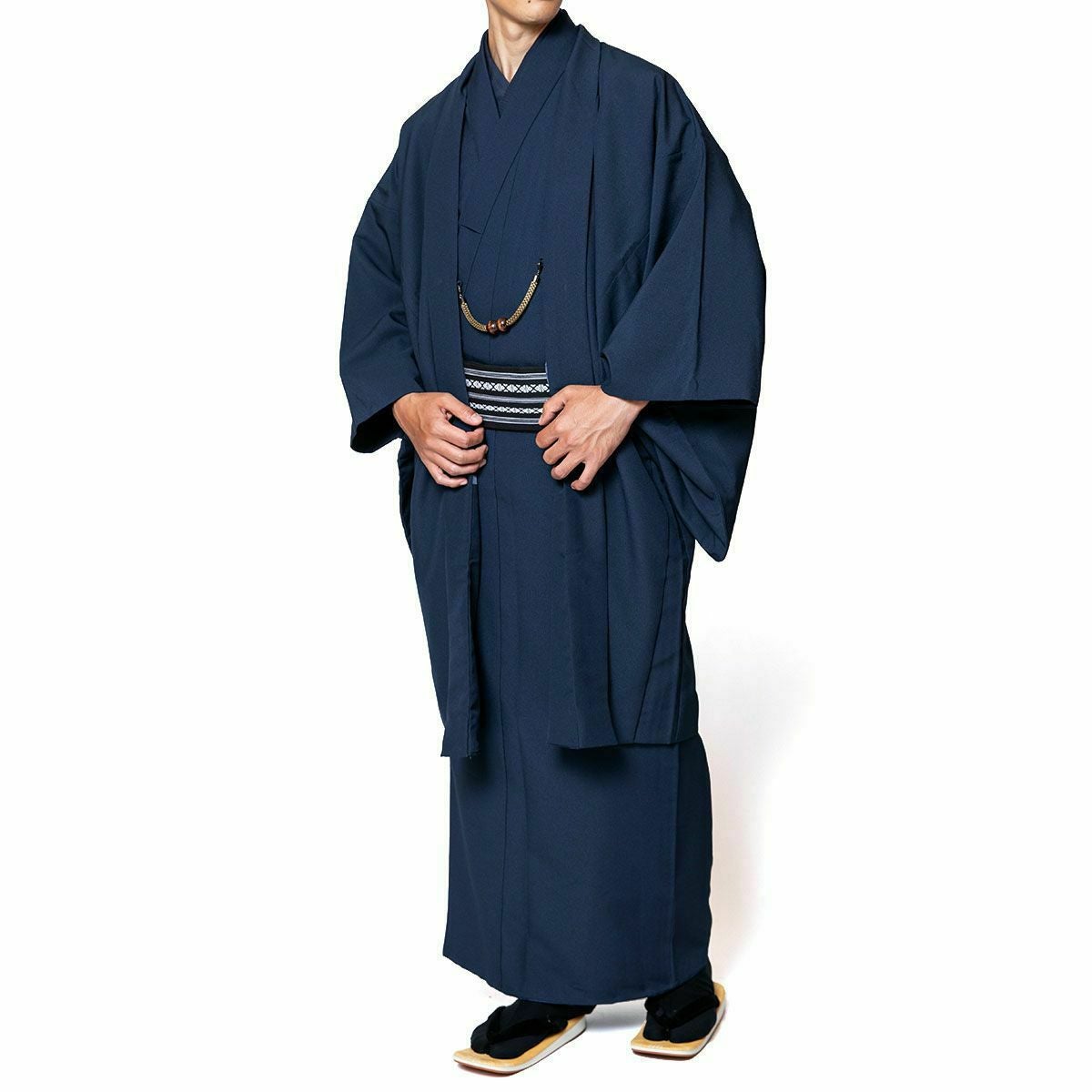 男着物 フルセット 洗える着物 単衣 ちりめん