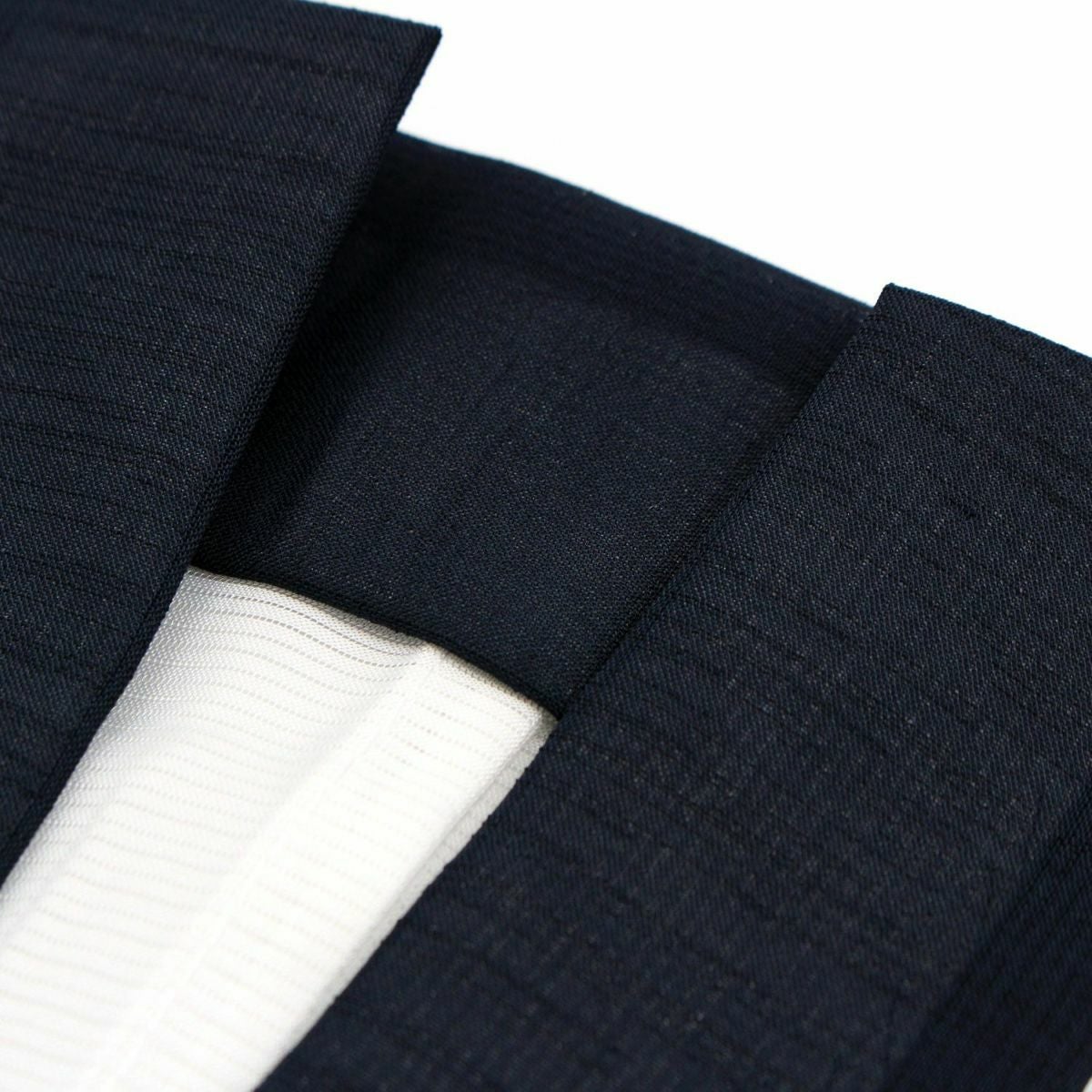 長襦袢 男物 洗える 夏用 駒絽 紺衿 Sサイズ