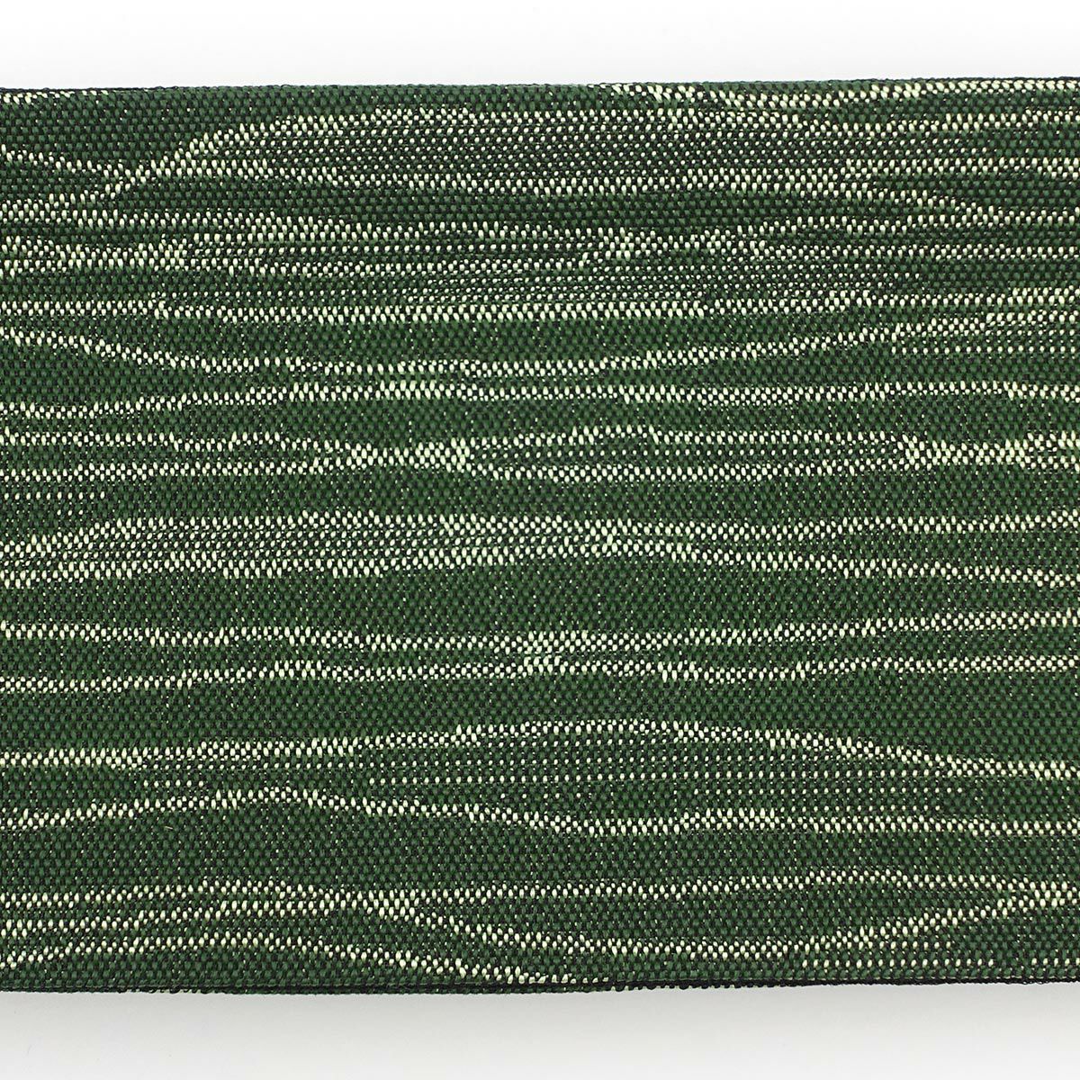 角帯 桐生織 よろけ縞 抹茶