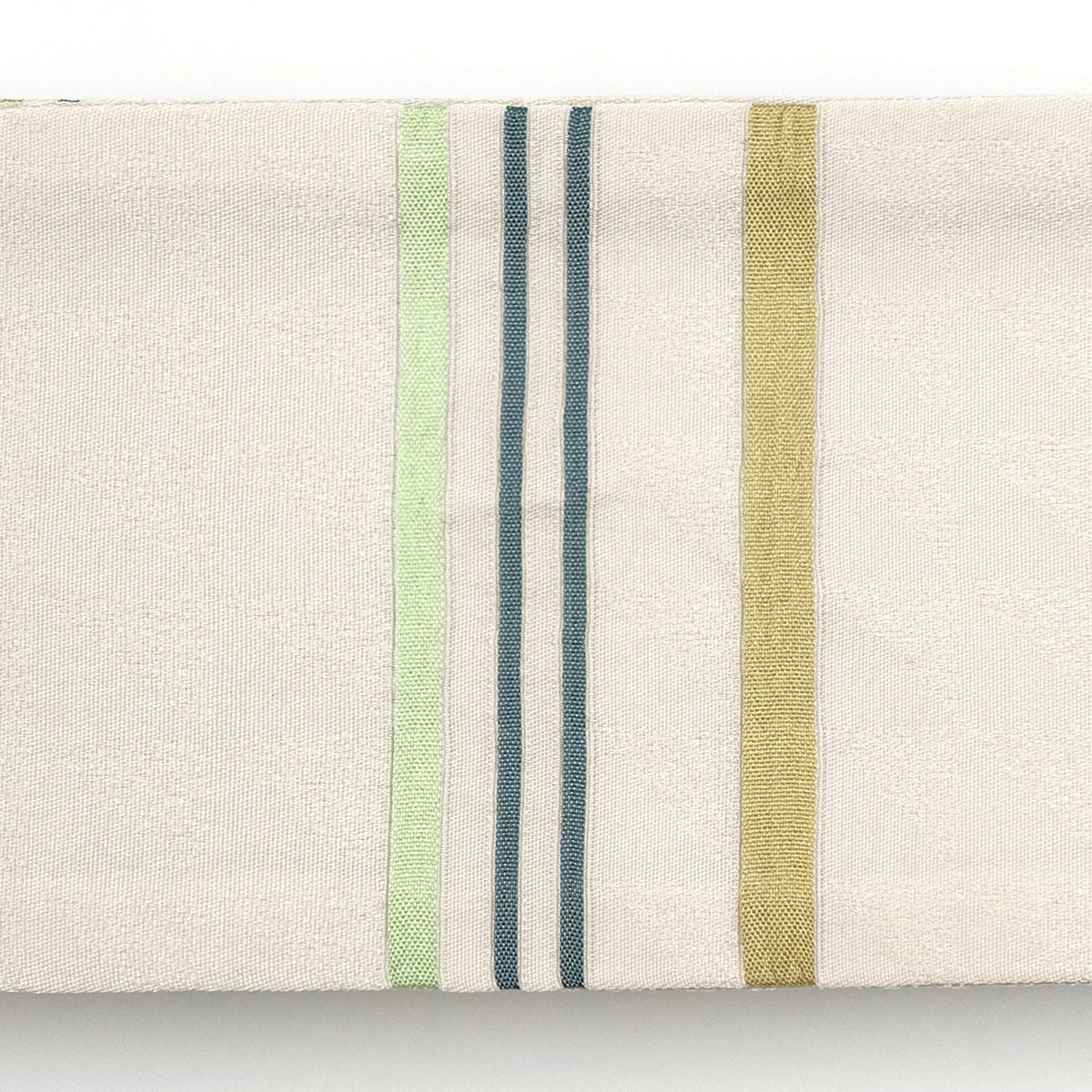 角帯 桐生織 縞 生成