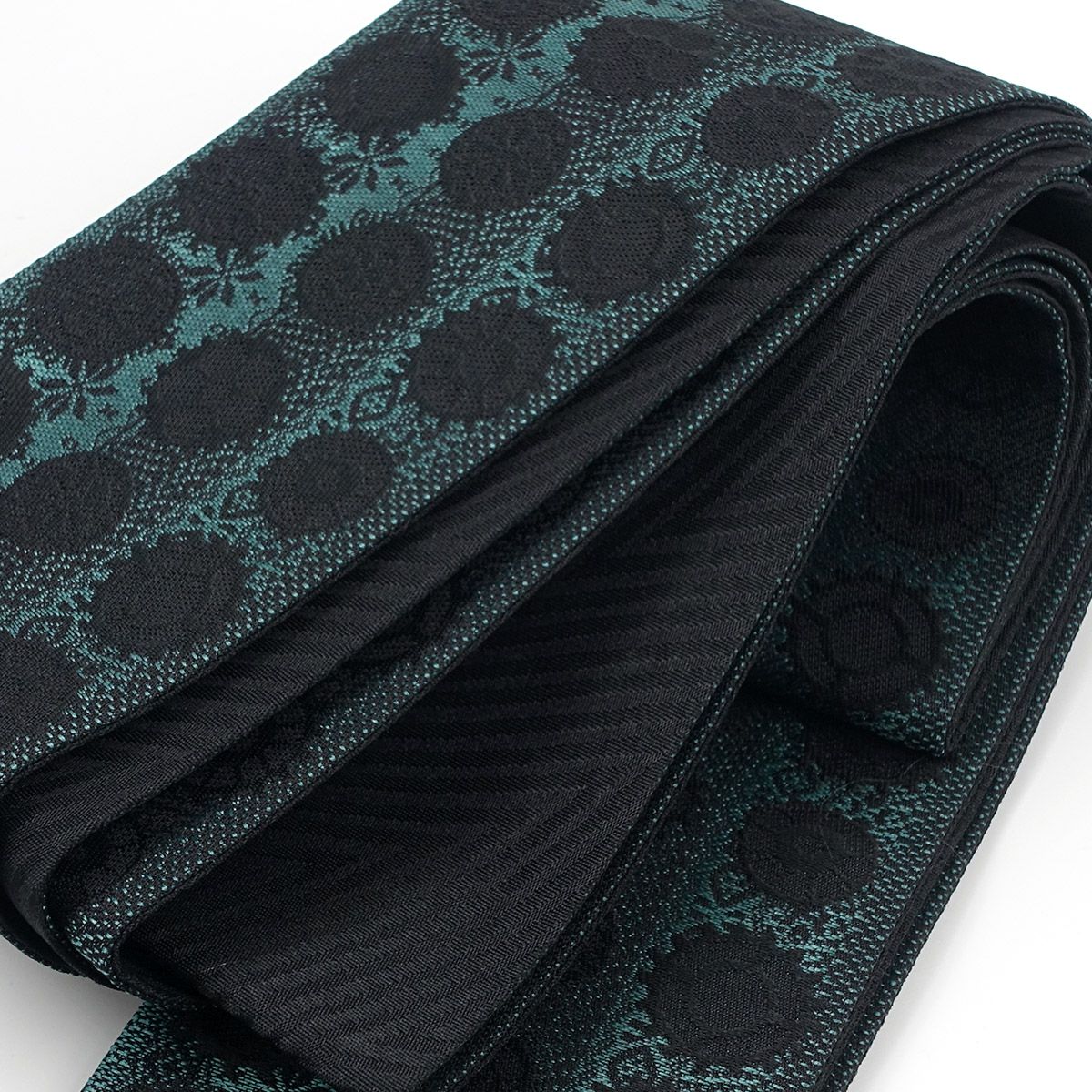 角帯 桐生織 青