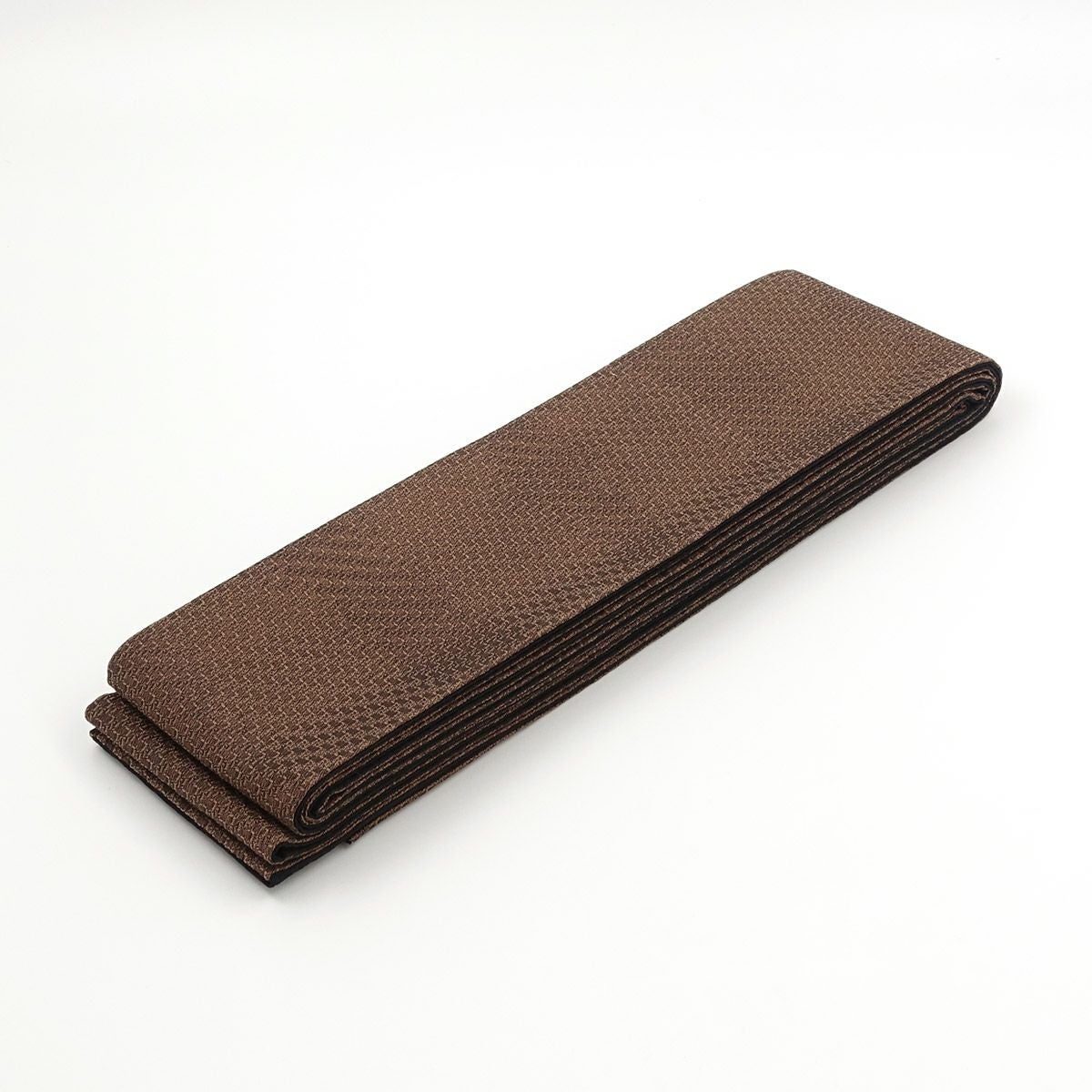 角帯 桐生織 茶