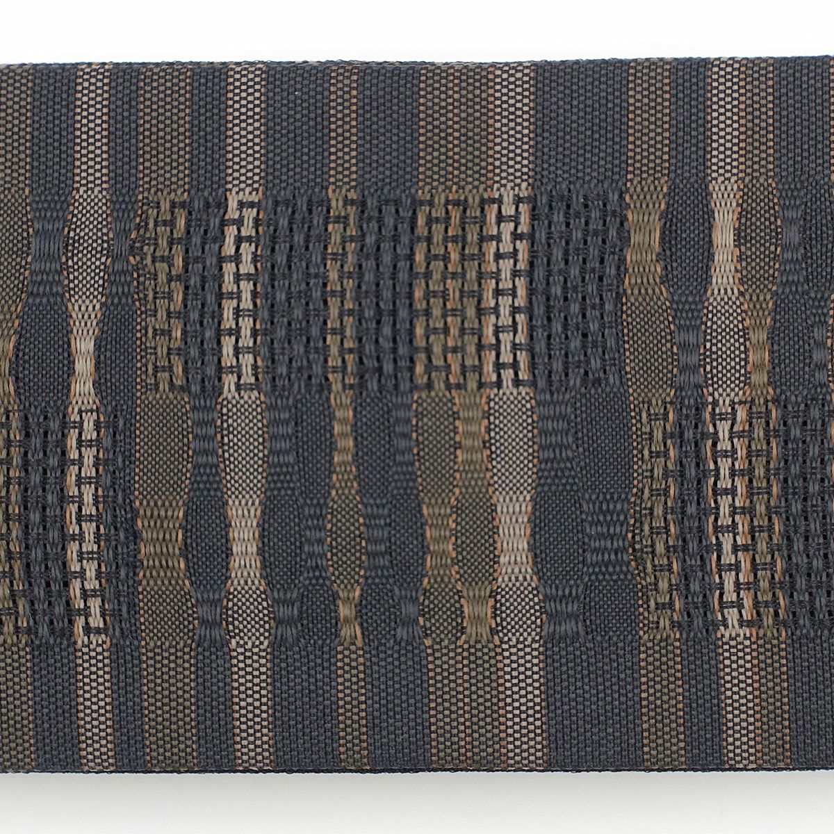 角帯 桐生織 焦茶