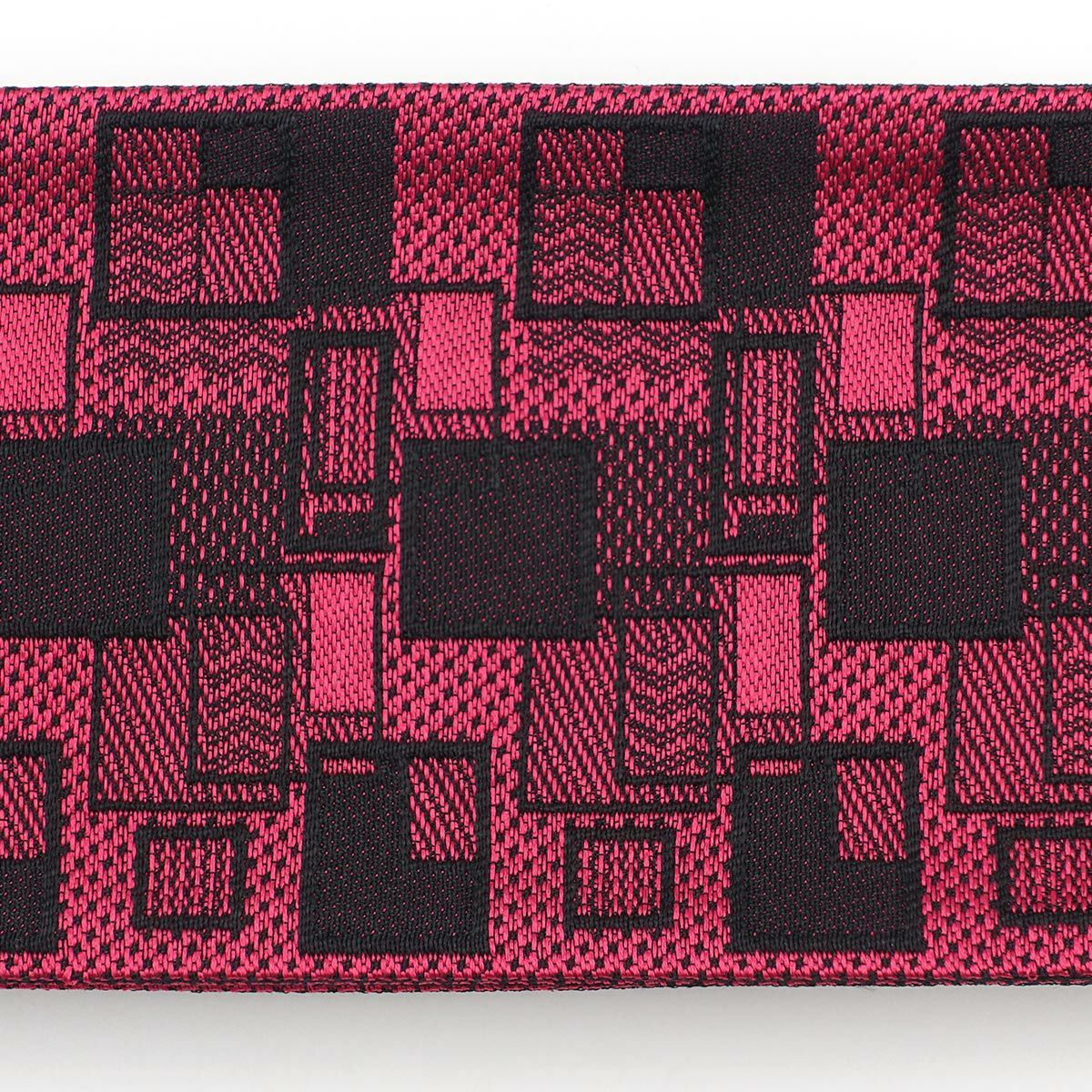 角帯 桐生織 四角 ピンク