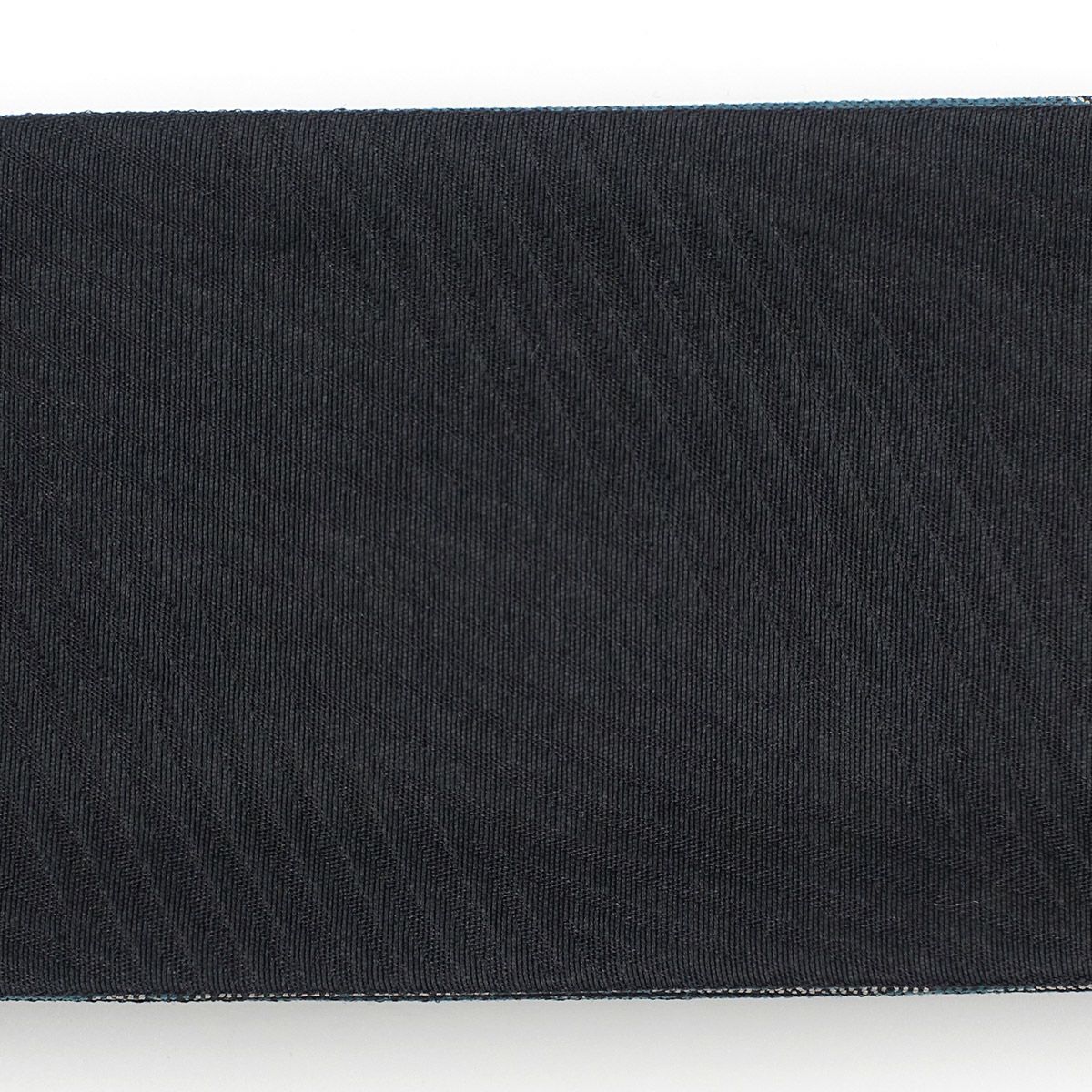 角帯 桐生織 よろけ縞 青