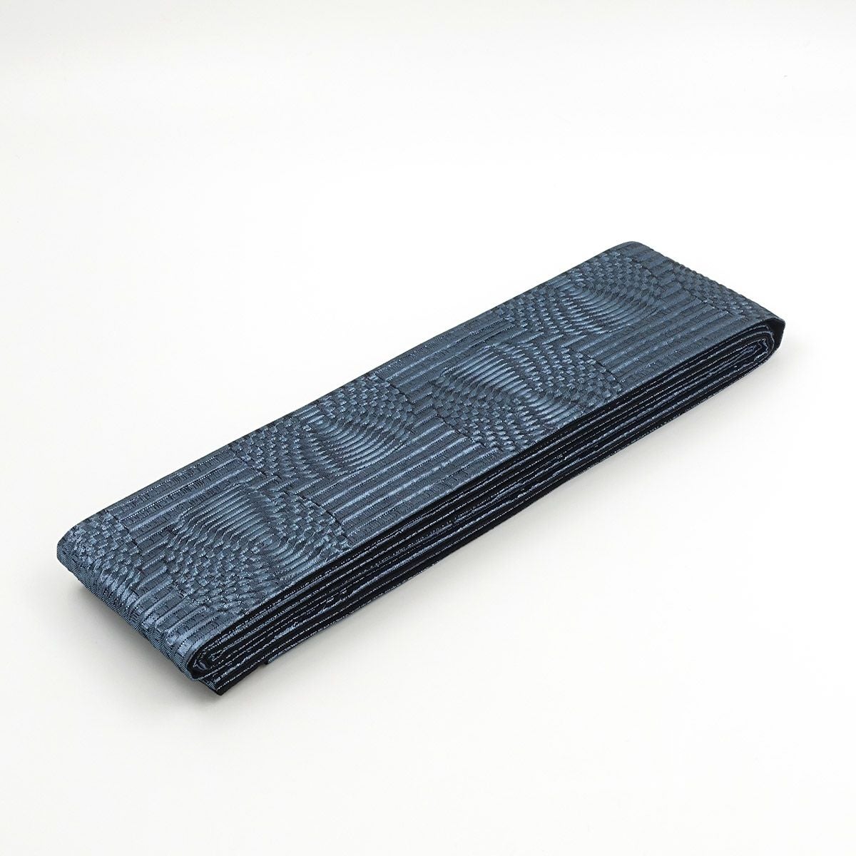 角帯 桐生織 青