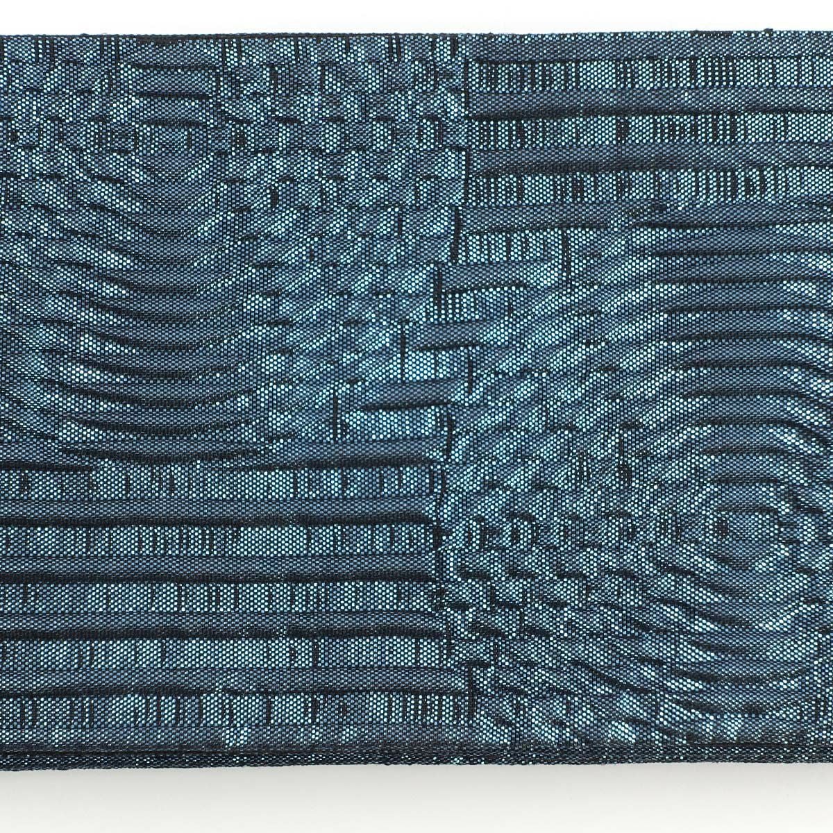 角帯 桐生織 青