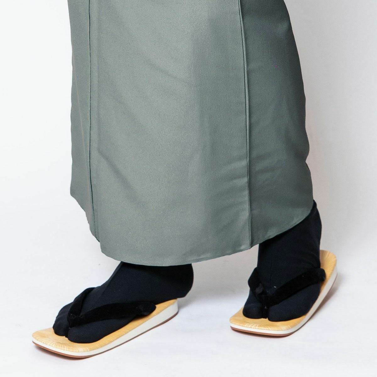 大きいサイズ すぐに着られる男着物 洗える ちりめん 単衣 4L 5L グレー