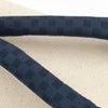 草履 亜麻 生成 紺鼻緒 L 25cm～26.5cm位まで対応