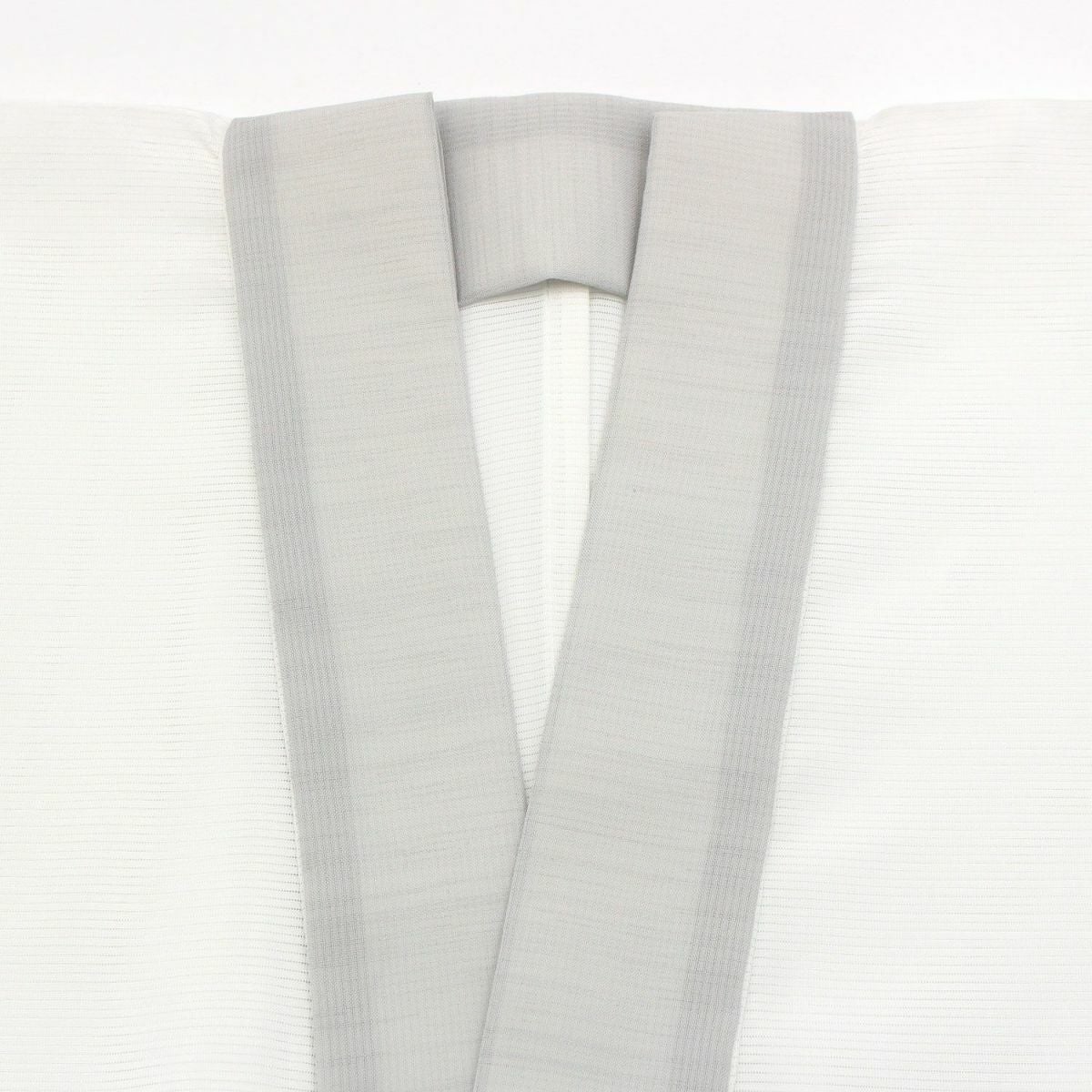 長襦袢 男物 洗える 夏用 駒絽 グレー衿 M〜LL