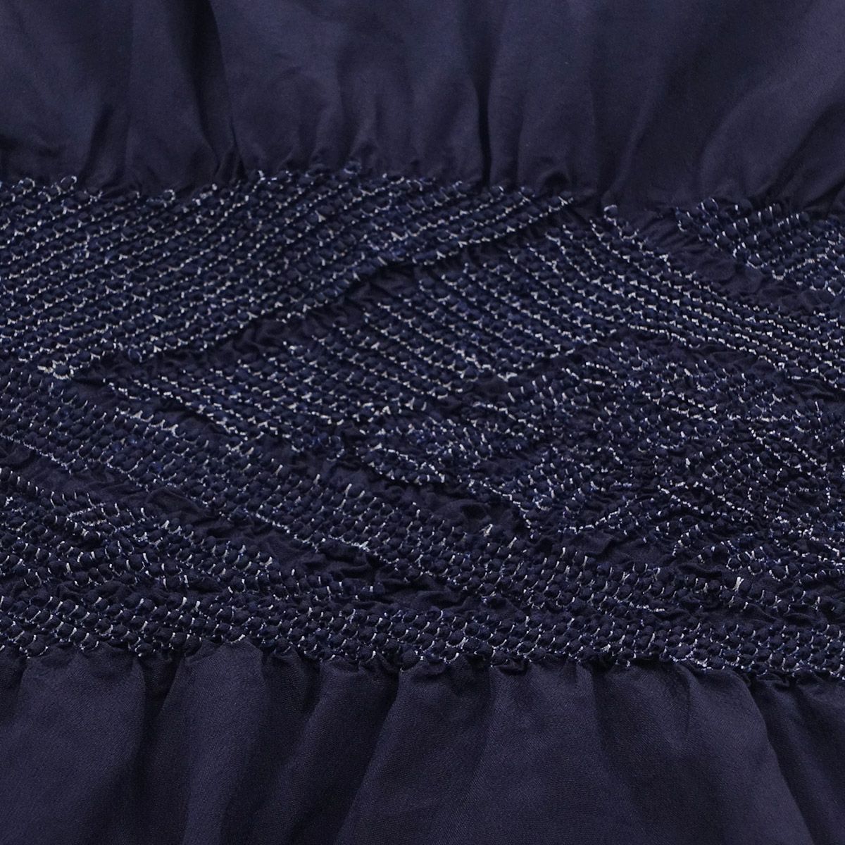 兵児帯 正絹 端絞り 端兵児 濃紺