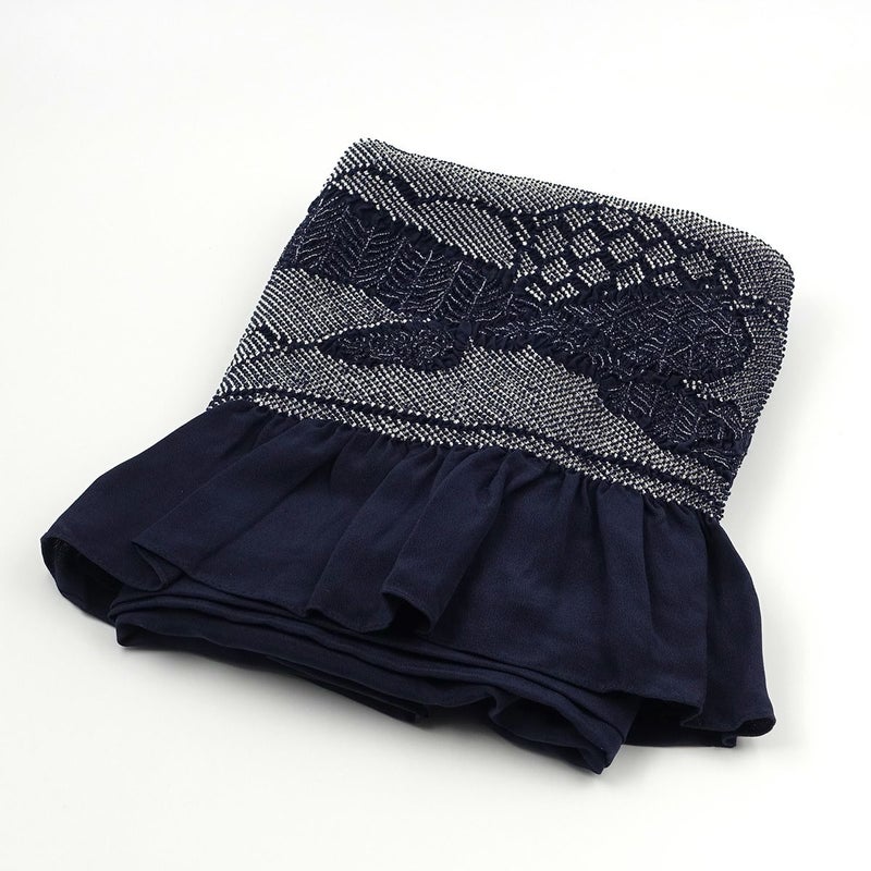 兵児帯 正絹 端絞り 端兵児 濃紺