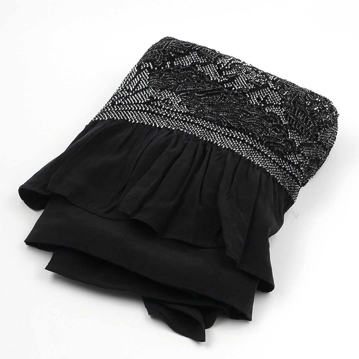 兵児帯 正絹 端絞り 端兵児 黒