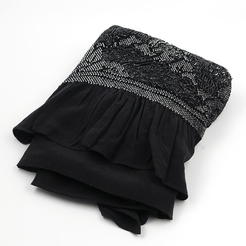 兵児帯 正絹 端絞り 端兵児 黒