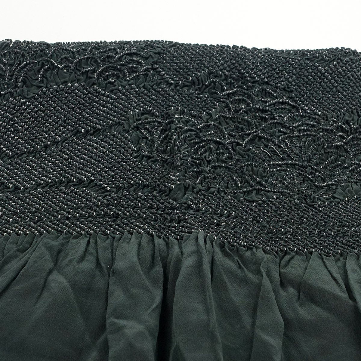 兵児帯 正絹 端絞り 端兵児 緑