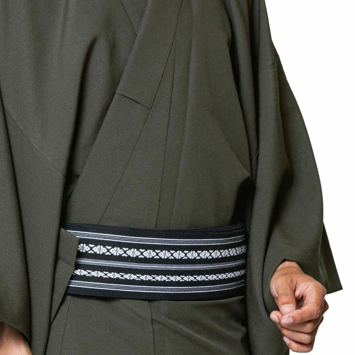 男着物 洗える ちりめん 単衣