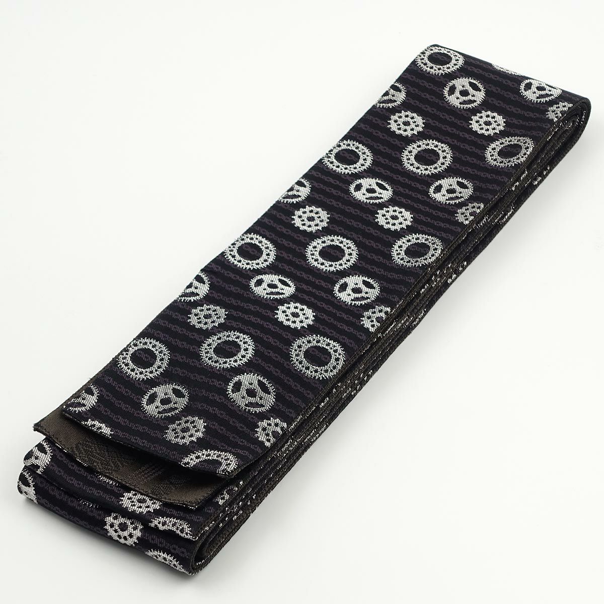 角帯 絹 博多織物 リバーシブル