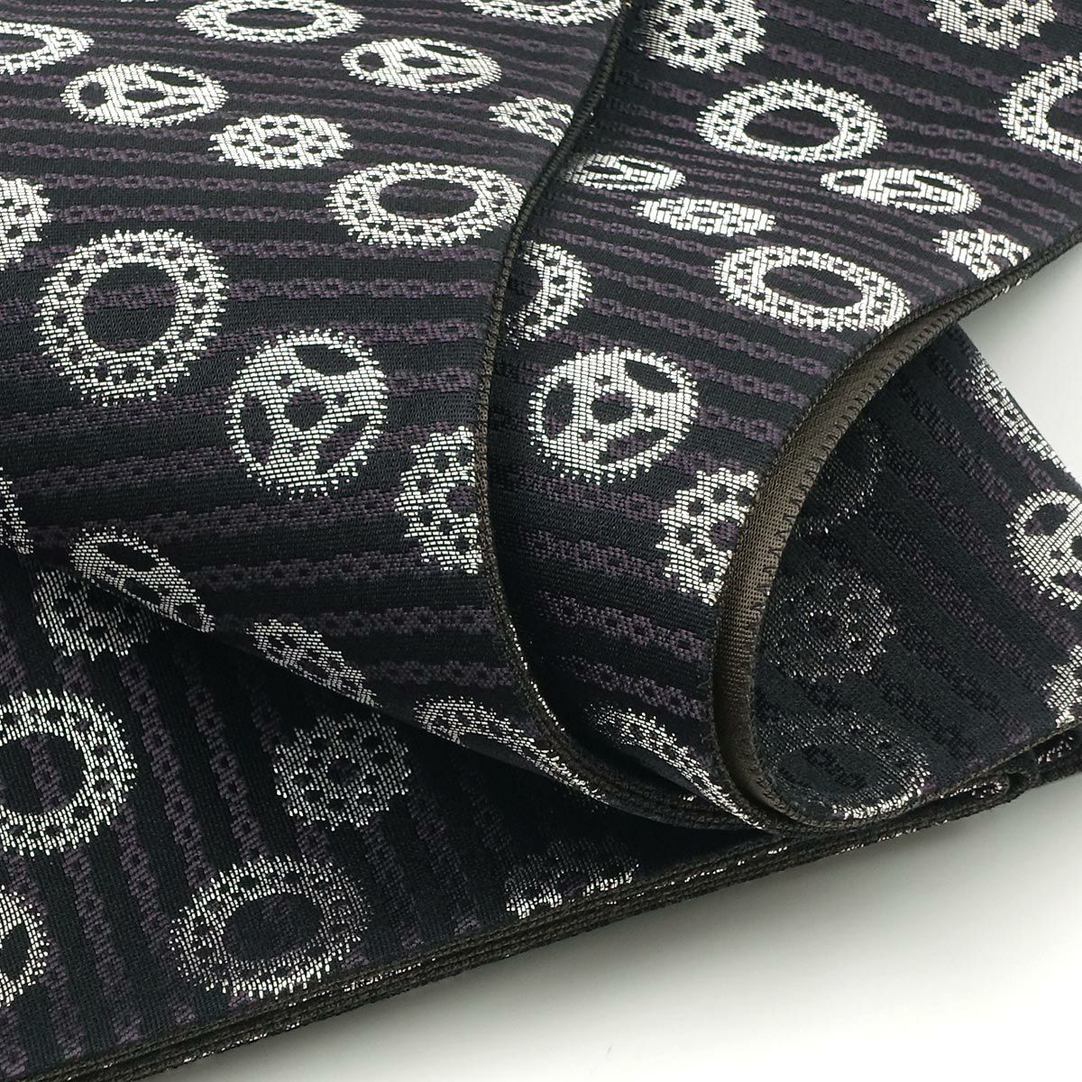 角帯 絹 博多織物 リバーシブル