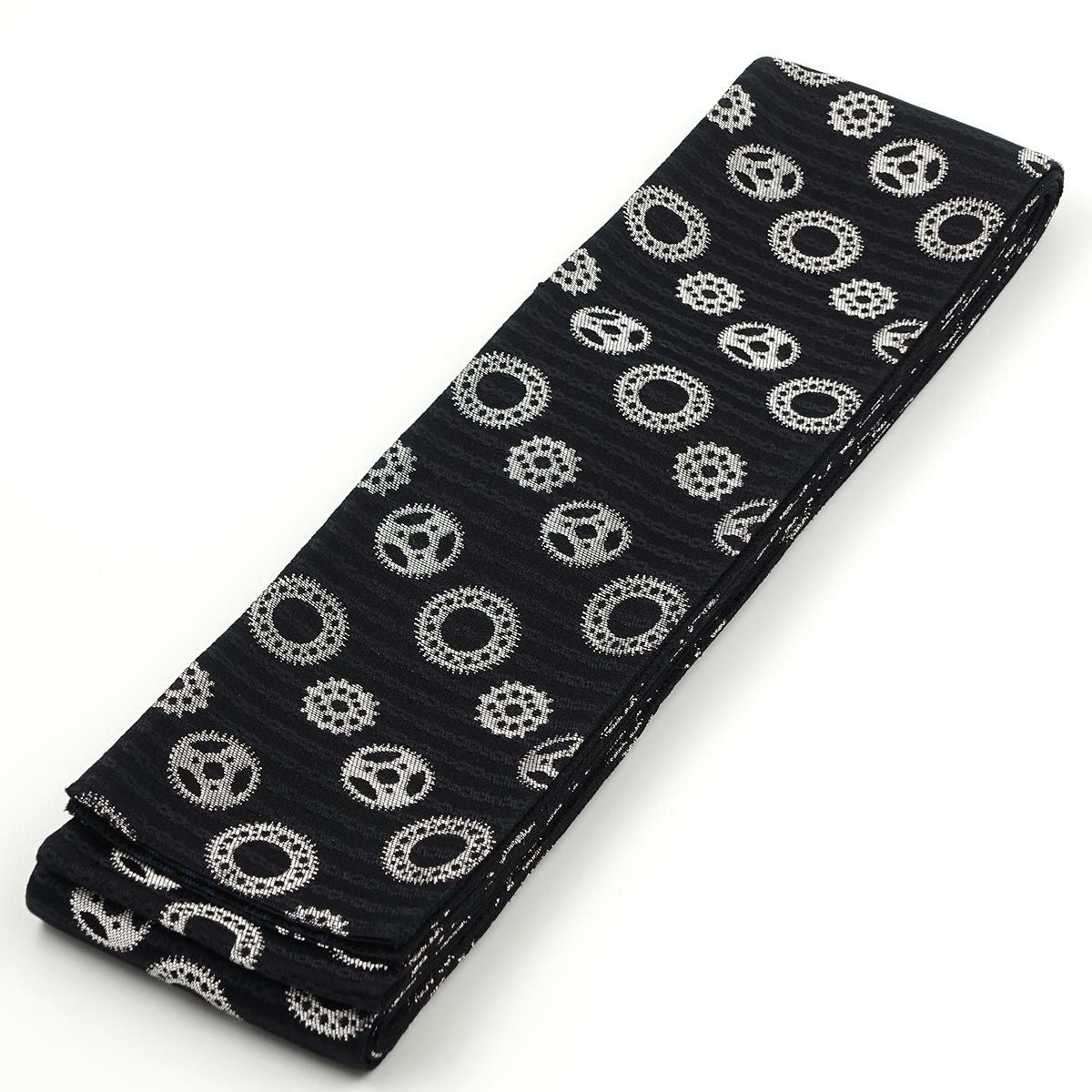 角帯 絹 博多織物 リバーシブル