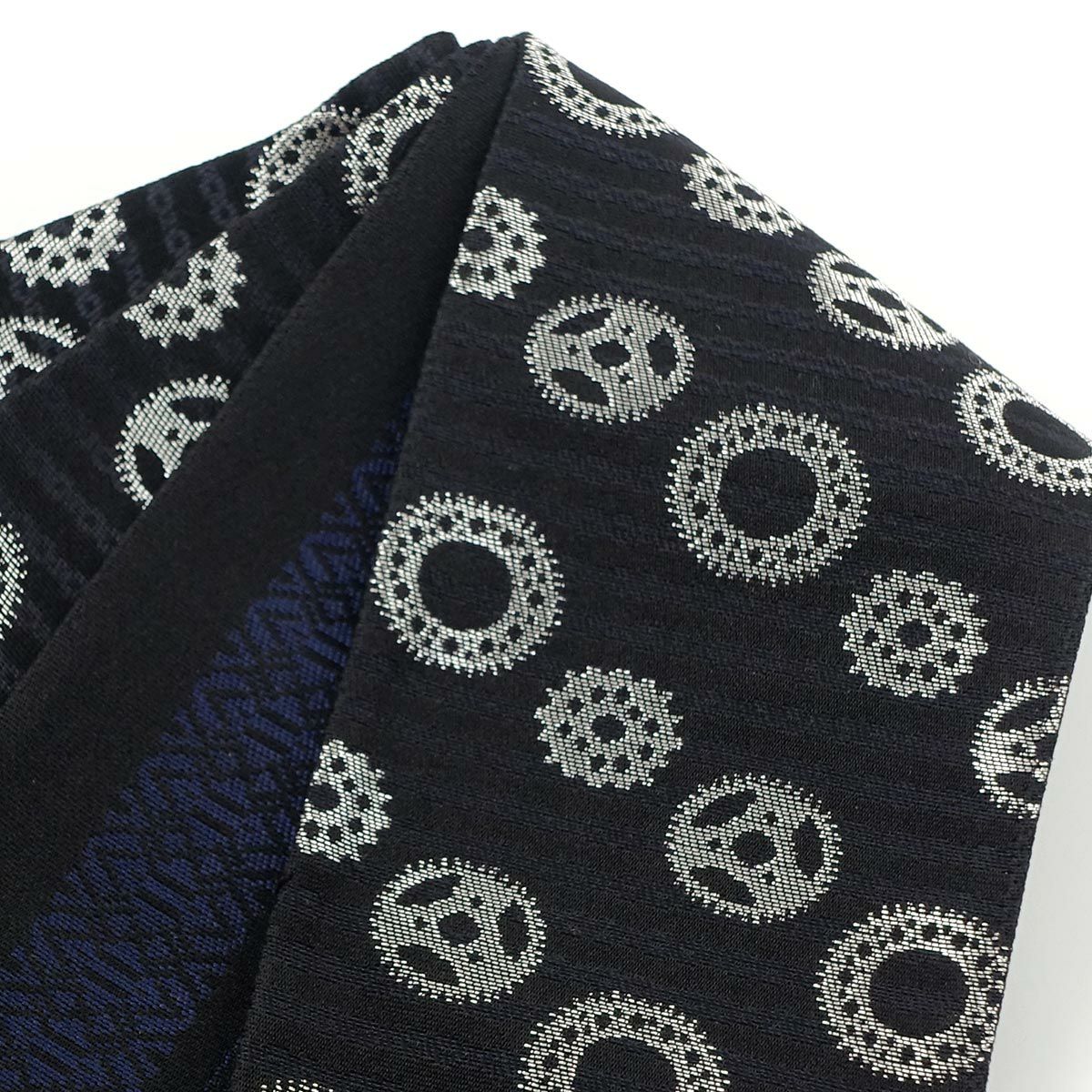 角帯 絹 博多織物 リバーシブル