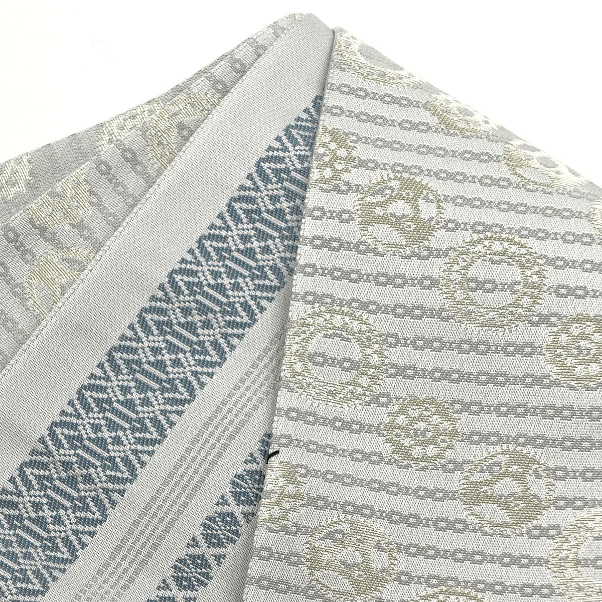 角帯 絹 博多織物 リバーシブル