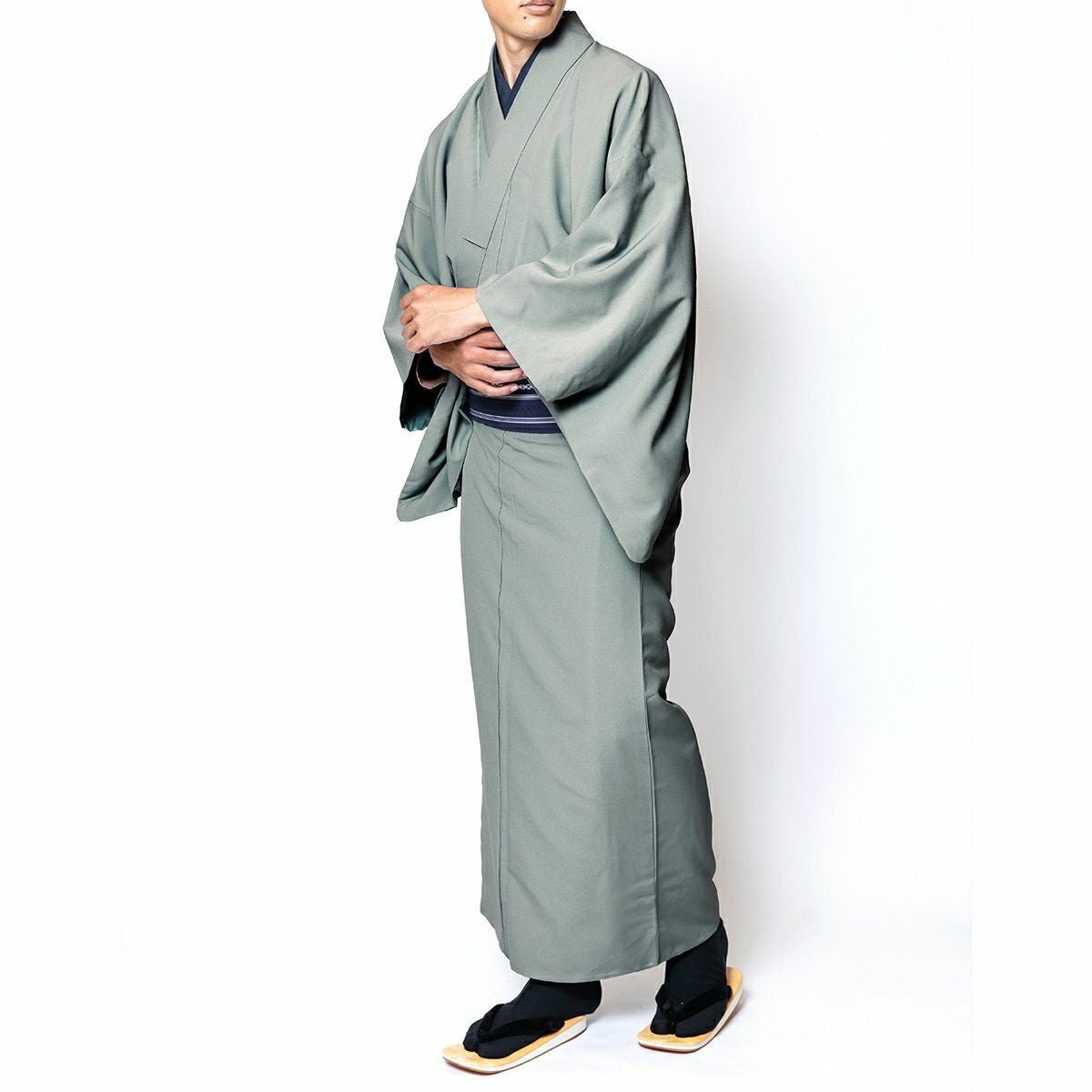 洗える着物 ちりめん着流しセット