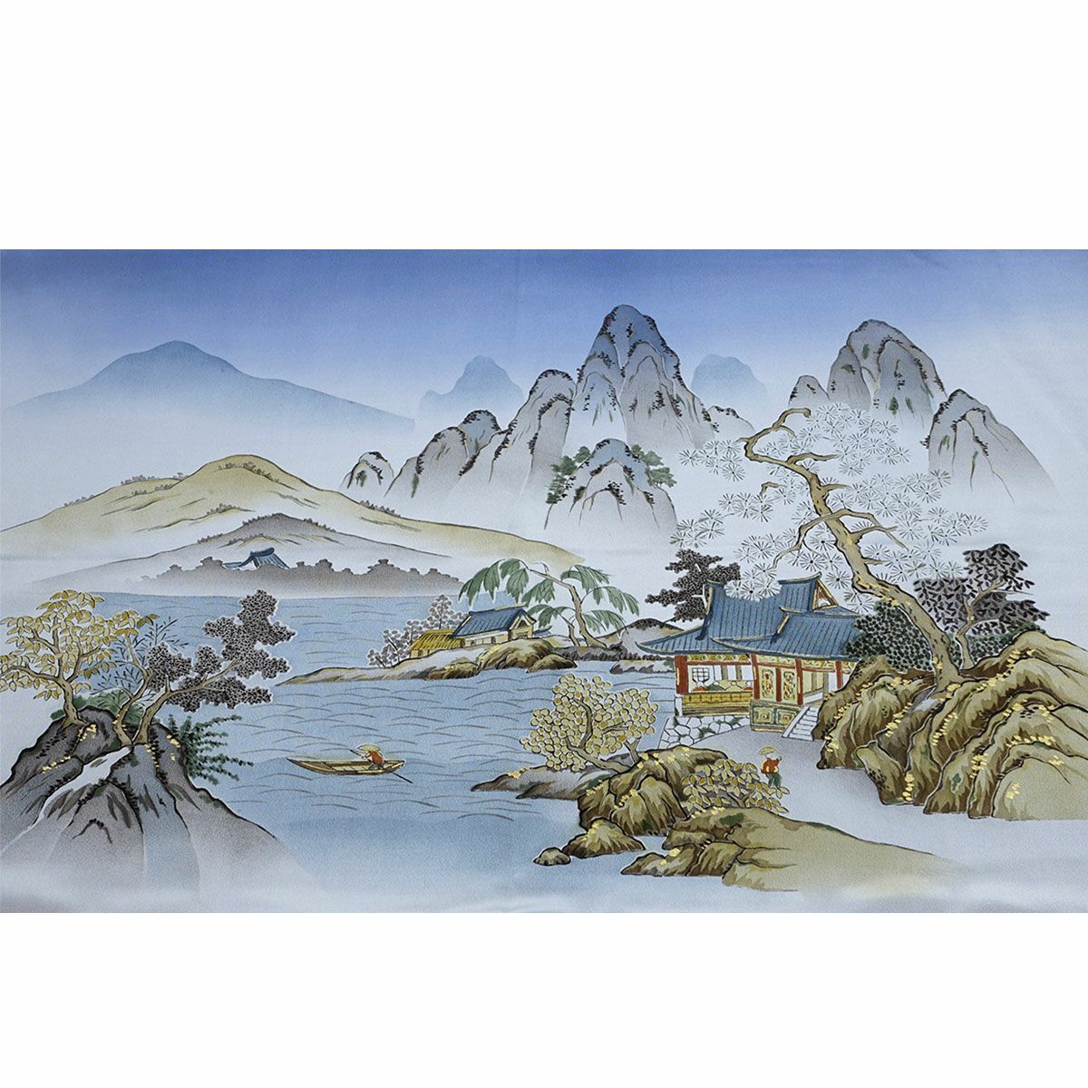 羽裏 額裏 正絹 山水 | 男着物の加藤商店《公式》