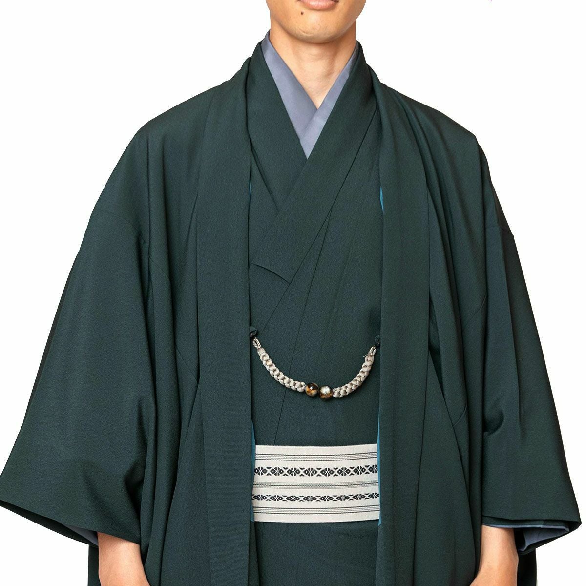 色紋付 東レシルック ちりめん 洗える着物