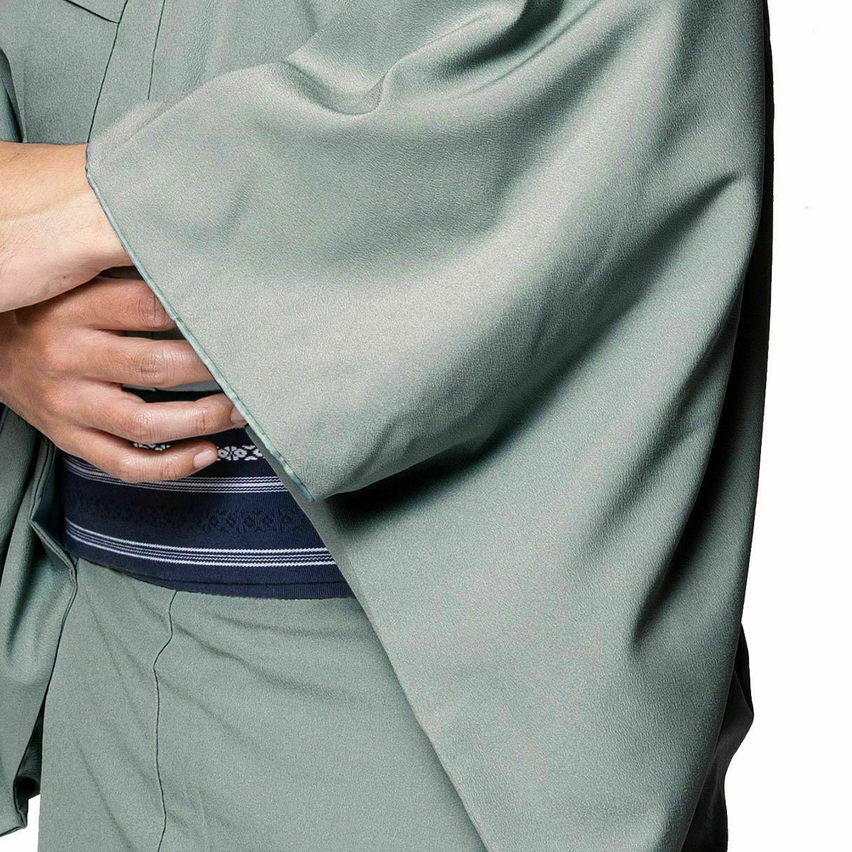 色紋付 ちりめん 洗える着物