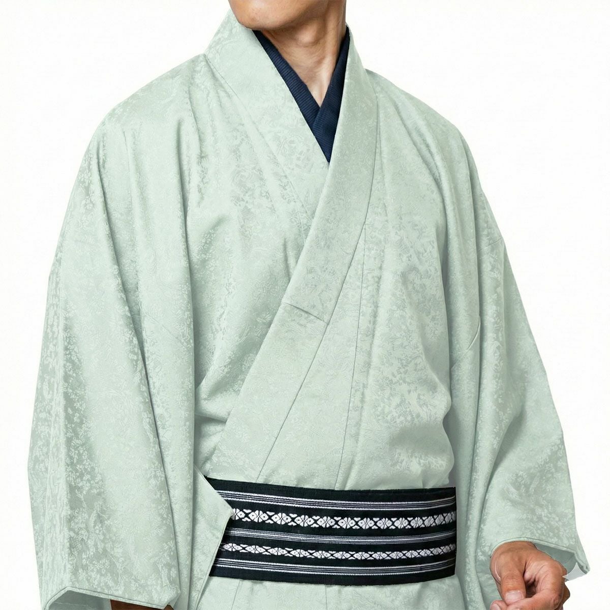 男性着物,洗える着物