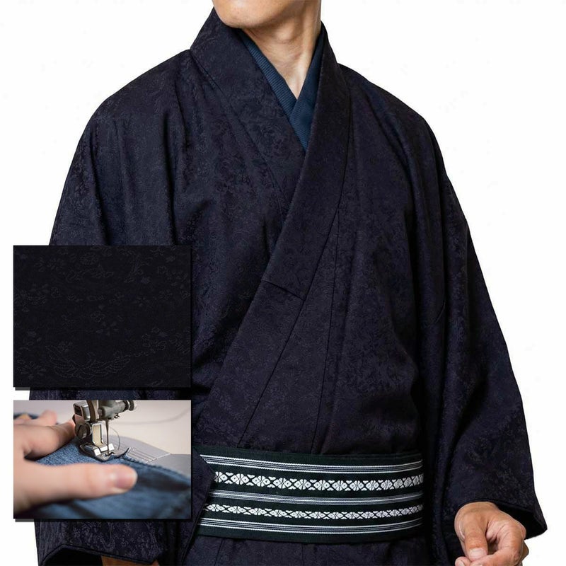 洗える着物 ちりめん 小紋