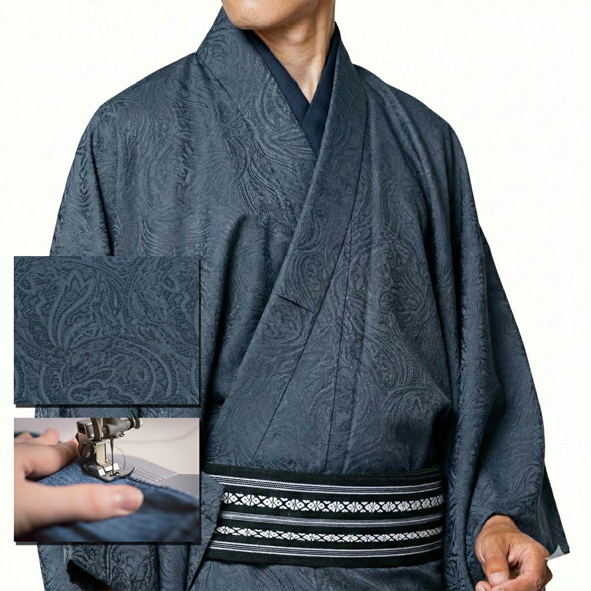 オーダー 洗える着物 小紋