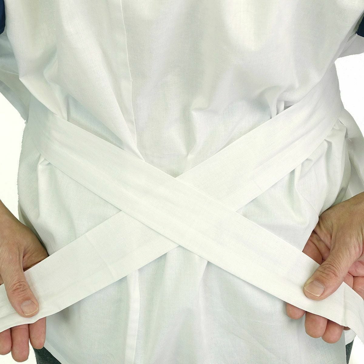 大きい半襦袢 洗える 紺