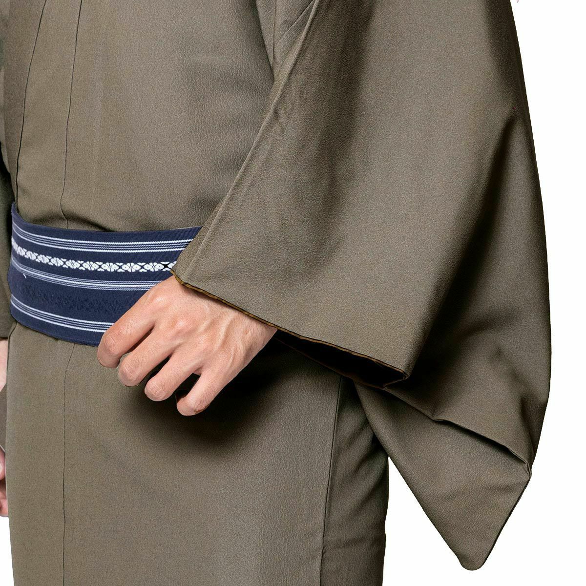 男着物 洗える ちりめん