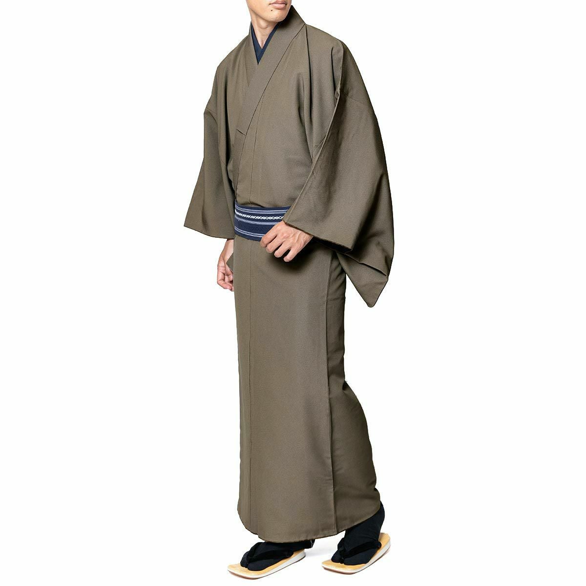 男着物 洗える ちりめん